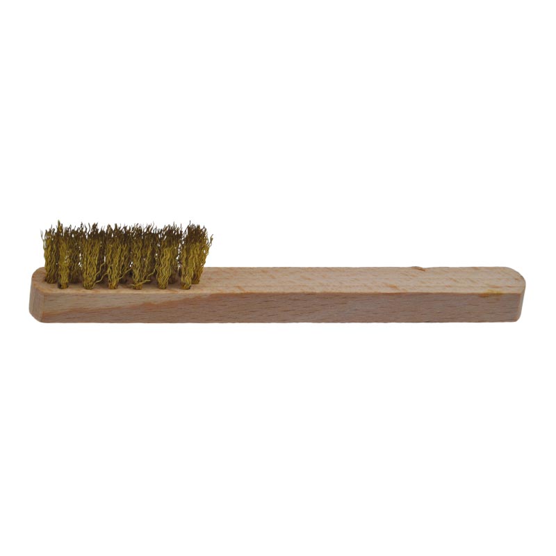 Stauscheiben-Bürste, Messingdraht 40x10