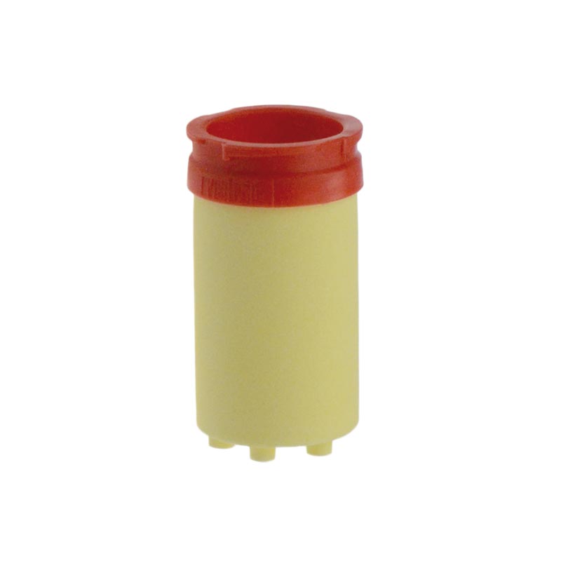 Siku-Filtereinsatz gelb,rote Kappe 25-35 µm