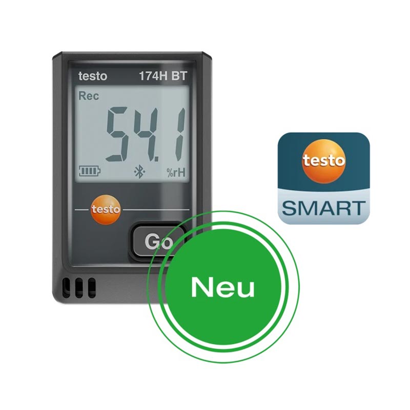 Datenlogger Testo 174 H BT mit Bluetooth