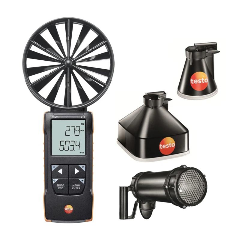 Testo 417 - Set mit 2 Messtrichtern