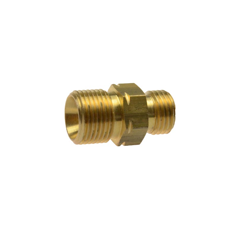 Schlauchverb. 3/8 ko. links x RVS 8 mm