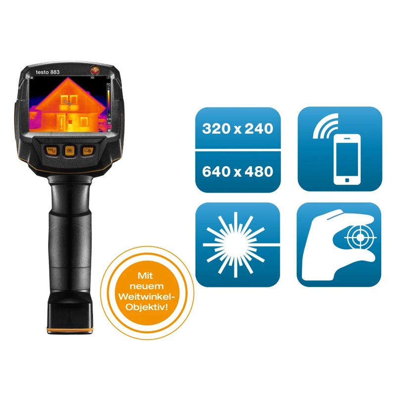 Wärmebildkamera Testo 883-2 (0560 8836)