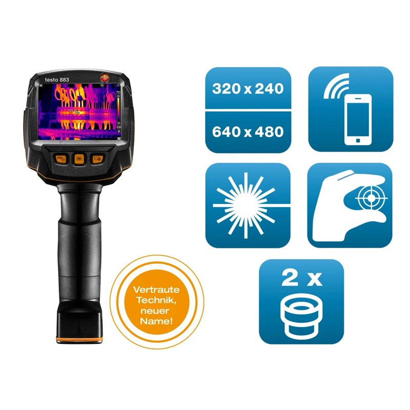 Wärmebildkamera Set Testo 883-2