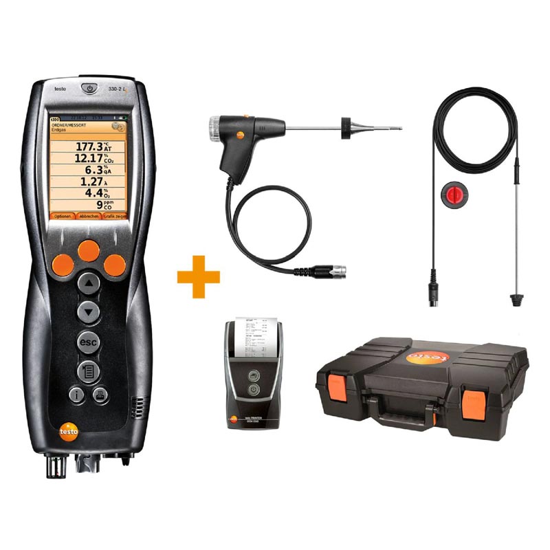 Set Abgasanalysengerät Testo 330-2 LL