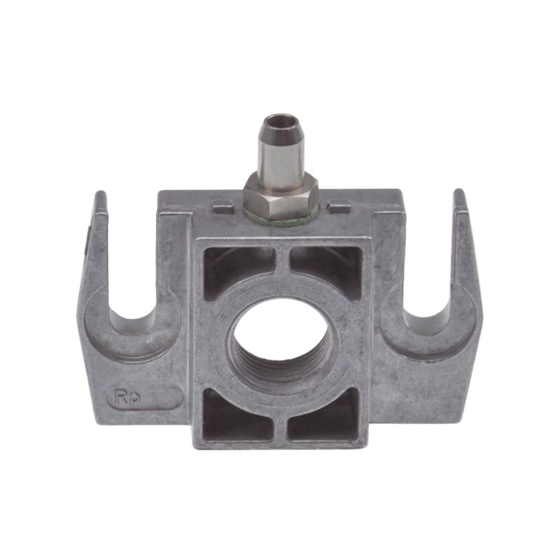 Flansch 6/4" mit Meßnippel